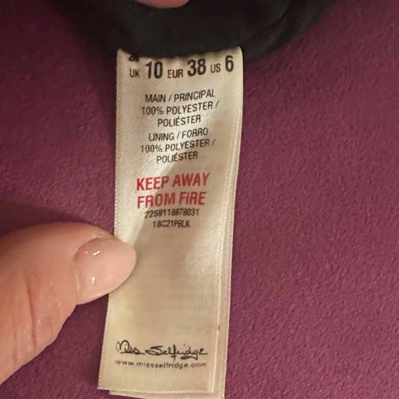 Miss Selfridge Black Sequin Long Sleeve Romper Dress Shorts Dressy Cocktail 6 - Picture 8 of 11